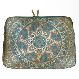Mosiso Padded Laptop Tablet Case Sleeve Bag Teal Gray Double Zip